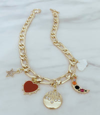 Charm Necklace Choker