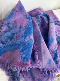 Linen Hand Dyed Napkins- LOVER Inspired - Lavender/Pink/Blue