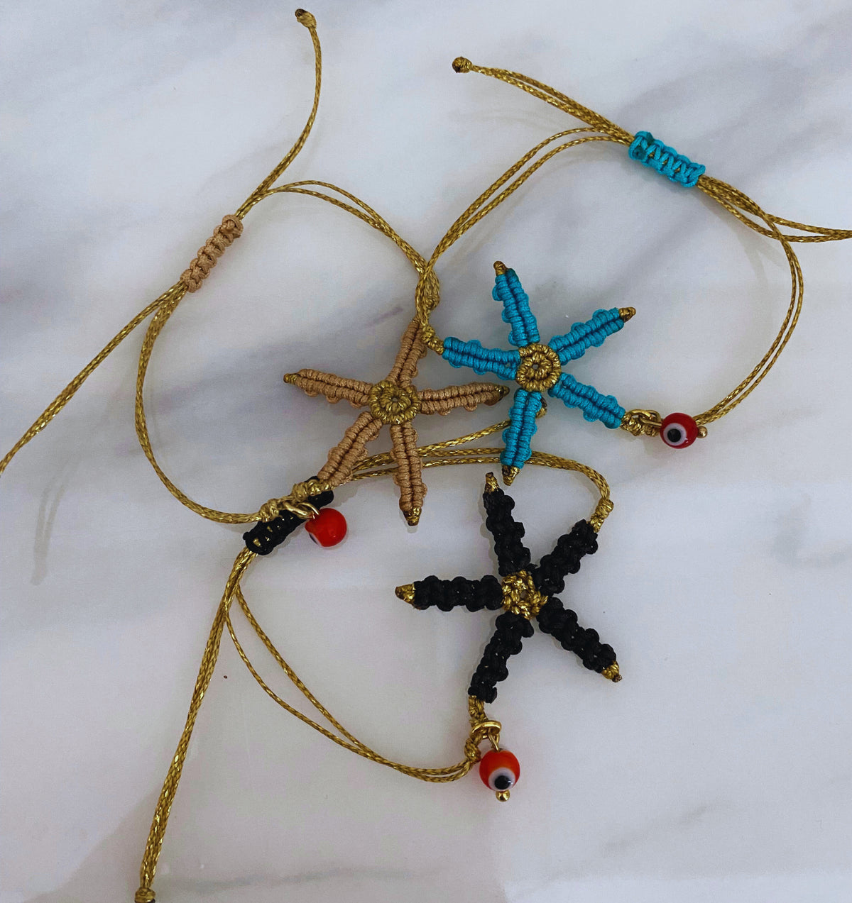 Macrame Starfish Bracelets