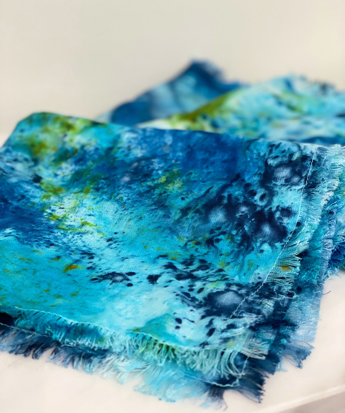 Linen Hand Dyed Napkins- Posiedon