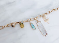 Summer Cicada Charm Necklace