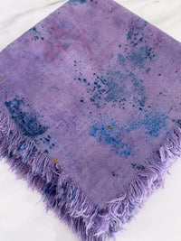 Linen Hand Dyed Napkins- LOVER Inspired - Lavender/Pink/Blue