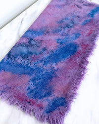 Linen Hand Dyed Napkins- LOVER Inspired - Lavender/Pink/Blue