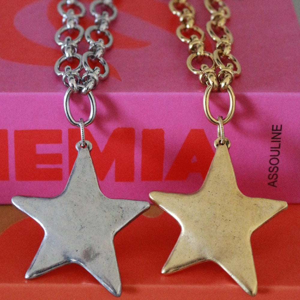 Chunky Star Pendant Necklace