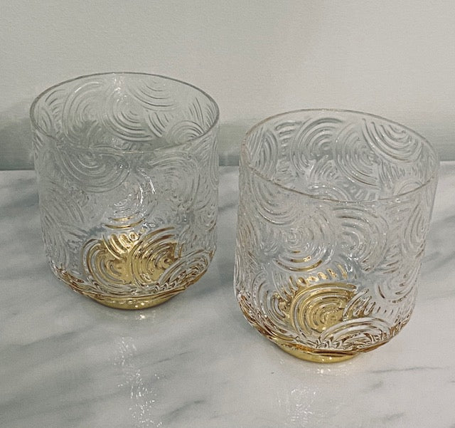 Gatsby Lowball Glassware- Set of 2