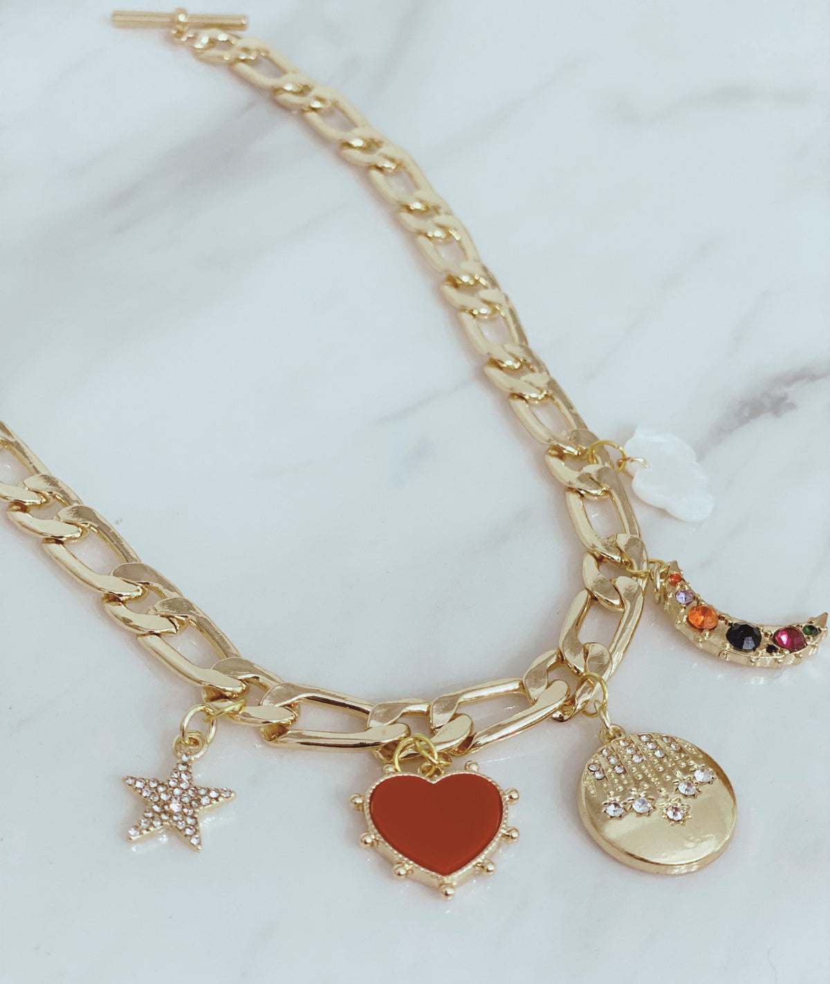 Charm Necklace Choker