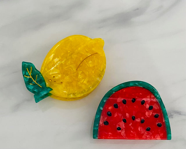 Summer Fruit Hair Claw Clip