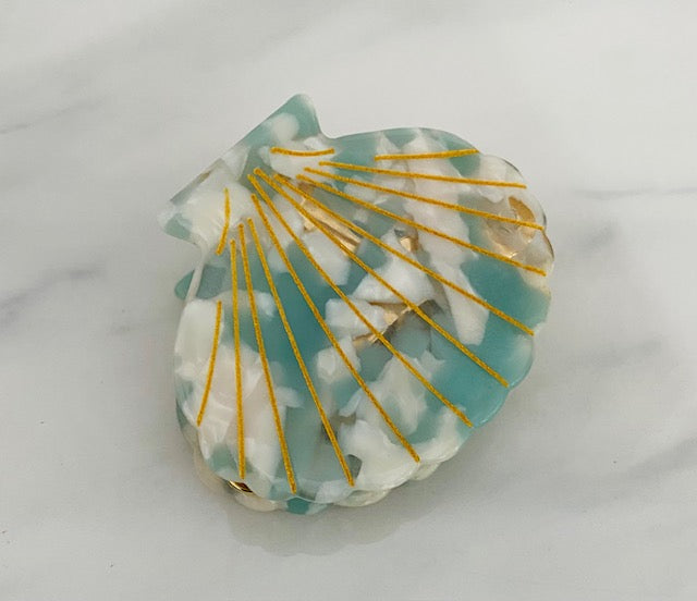 Mermaid Shell Hair Claw Clip