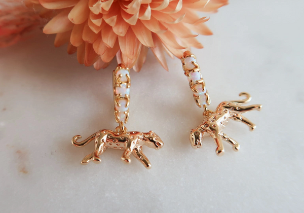 Leopard Animal Spirit Earrings