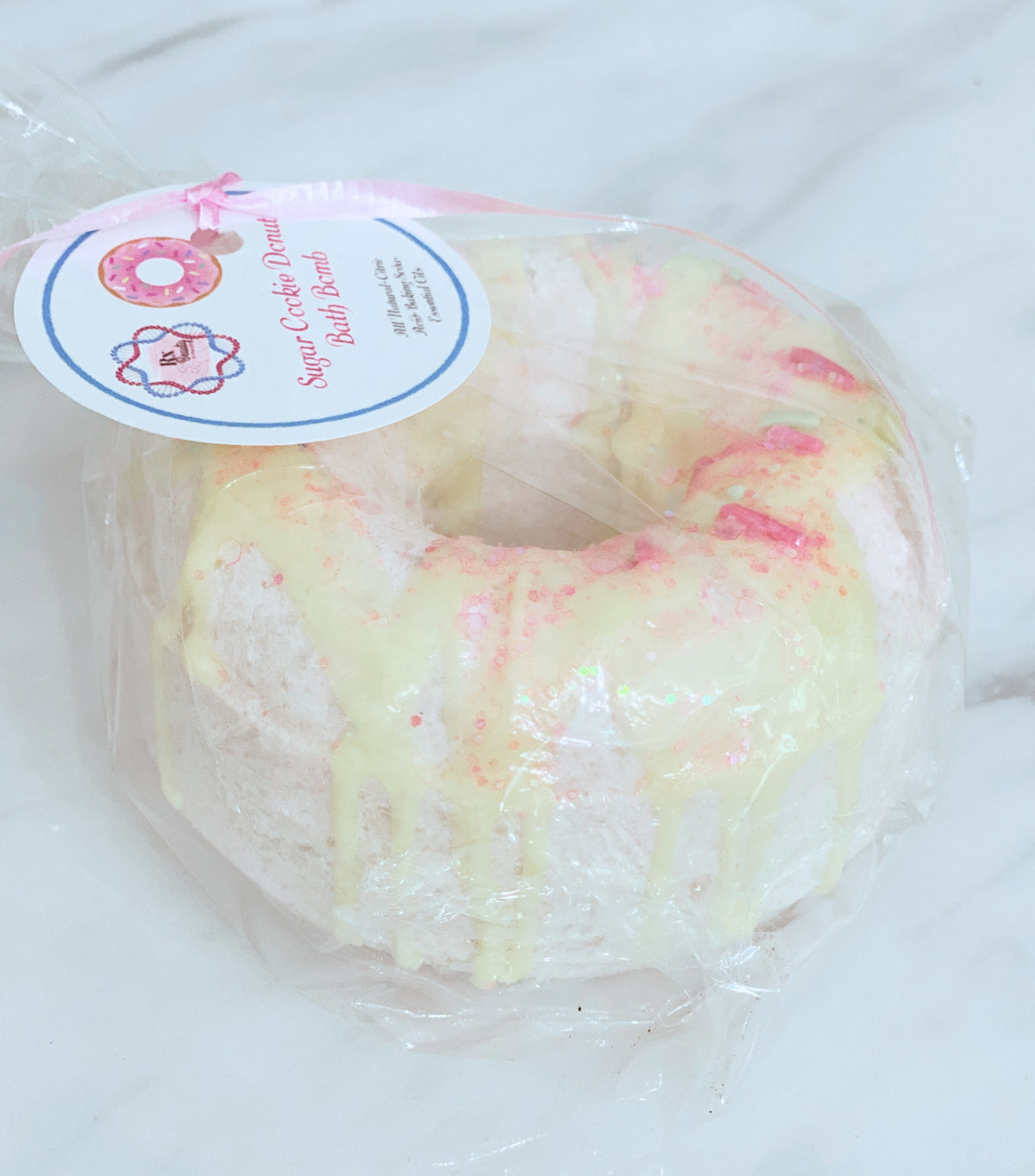 Sugar Cookie Donut Bath Bombs