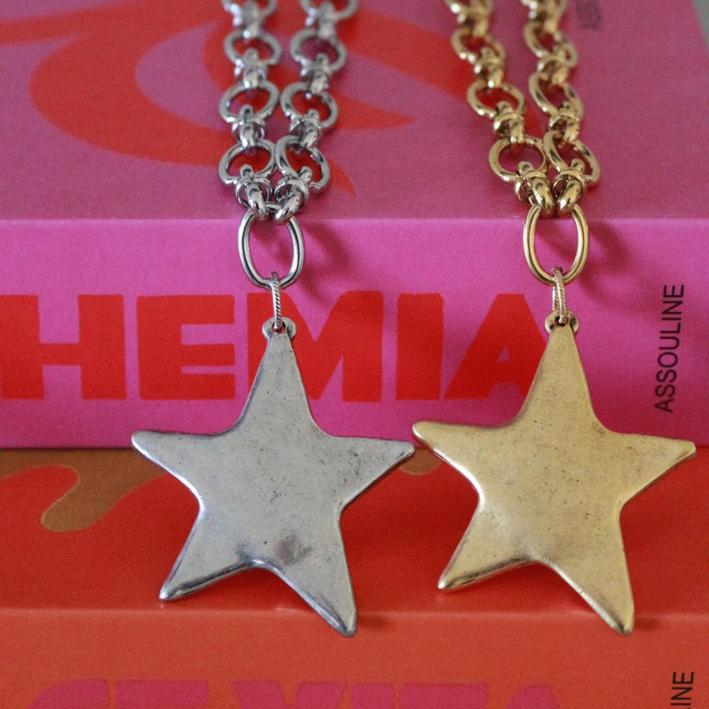 Chunky Star Pendant Necklace