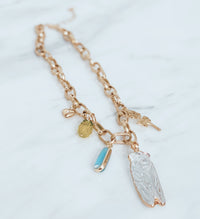 Summer Cicada Charm Necklace