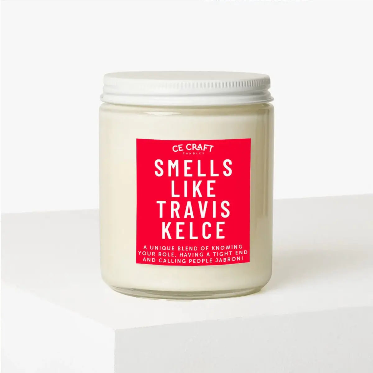 Smells Like Travis Kelce Natural Soy Wax Candle