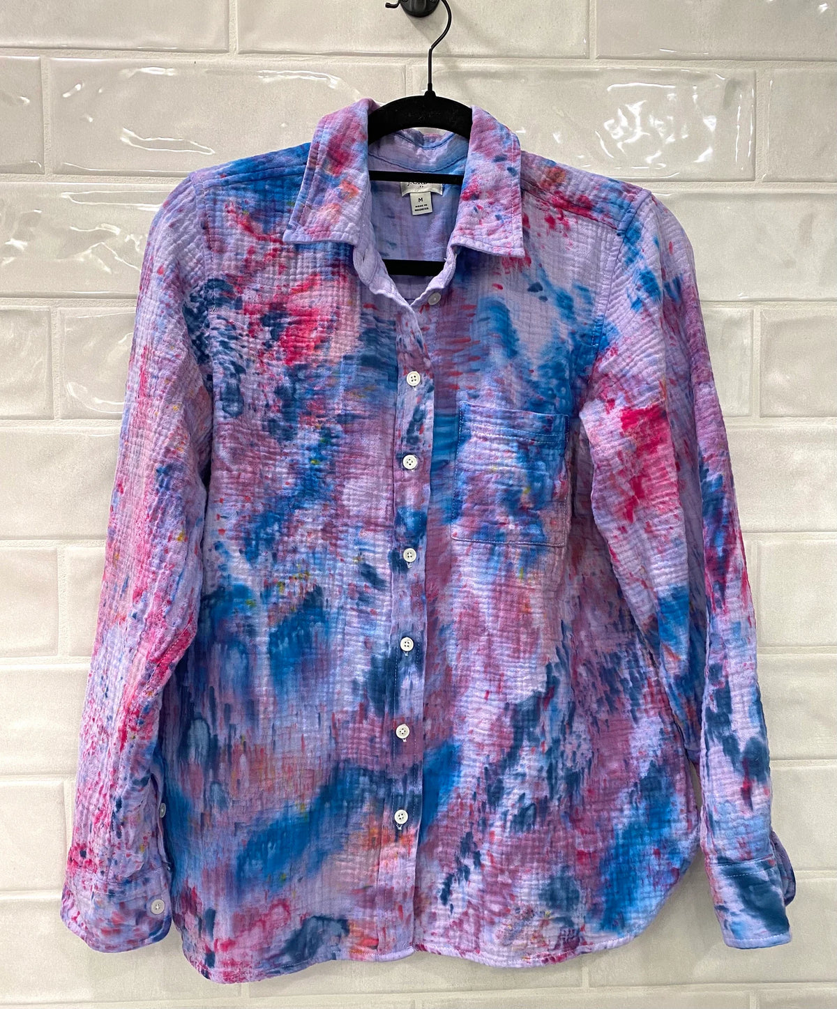 Hand Dyed Women's Gauze Shirt LOVER Inspired