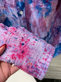 Hand Dyed Women's Gauze Shirt LOVER Inspired