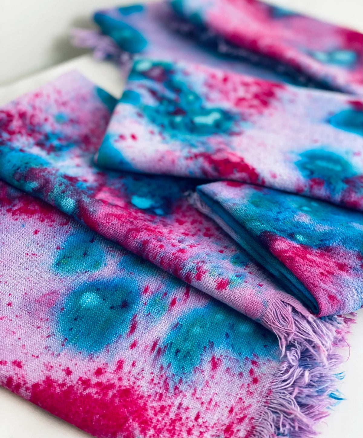 Linen Hand Dyed Napkins- Mermaid